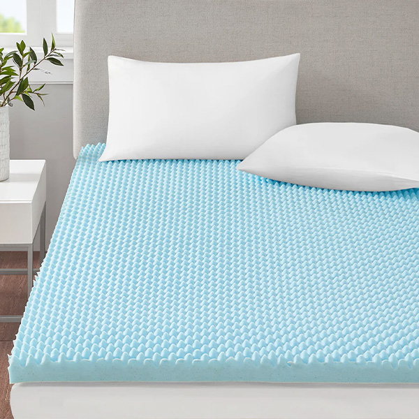 3" Gel Memory Foam Reversible Cooling Mattress Topper