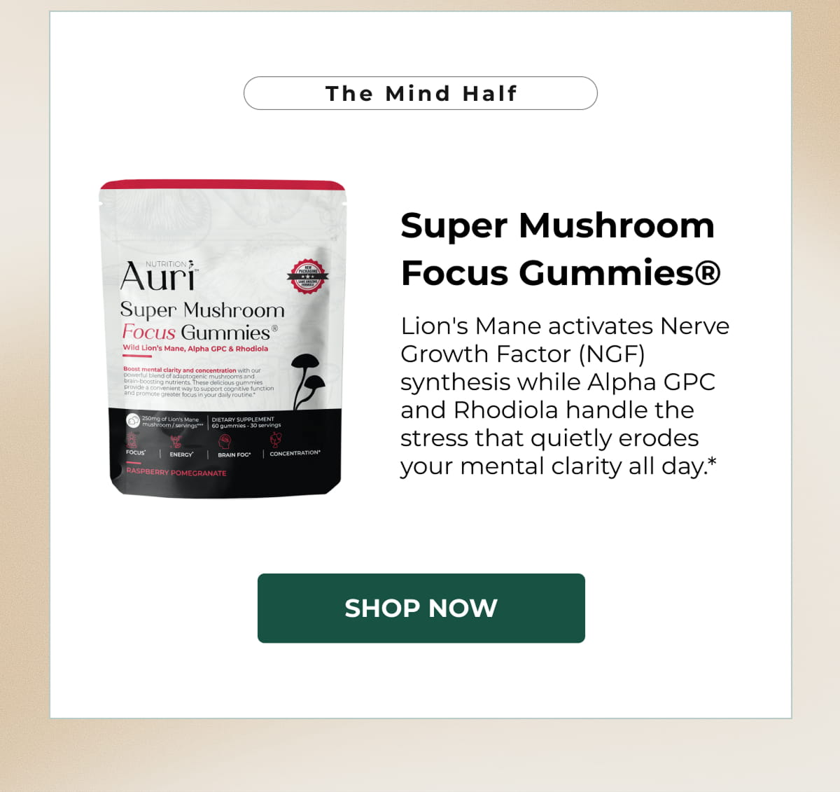 Super Mushroom Focus Gummies