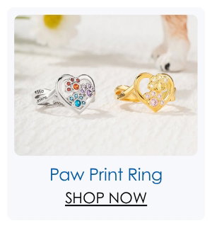 Paw Print Ring