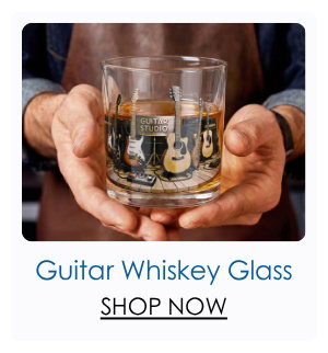 Guitar Whiskey Glass