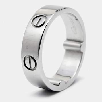Love Platinum Band Ring