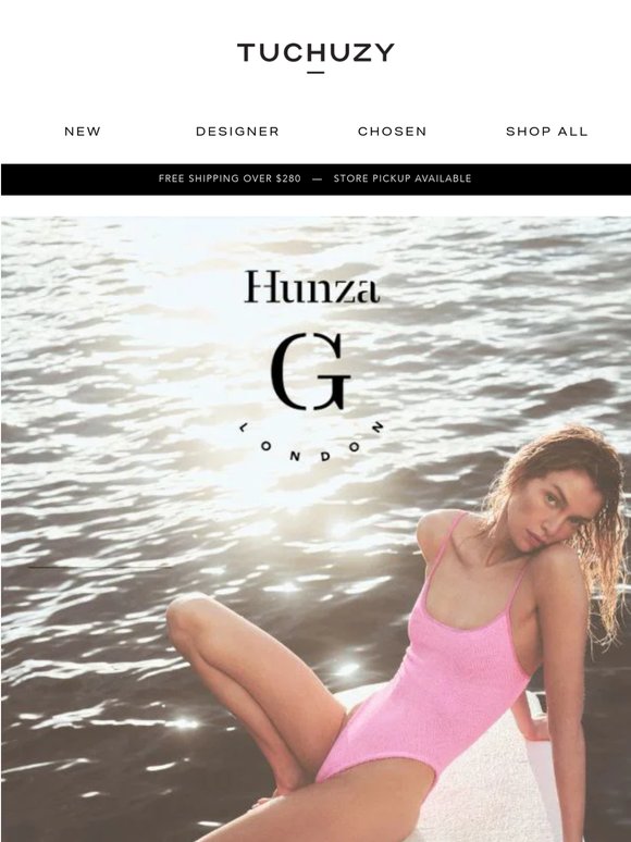 A gift for you: with any Hunza G purchase