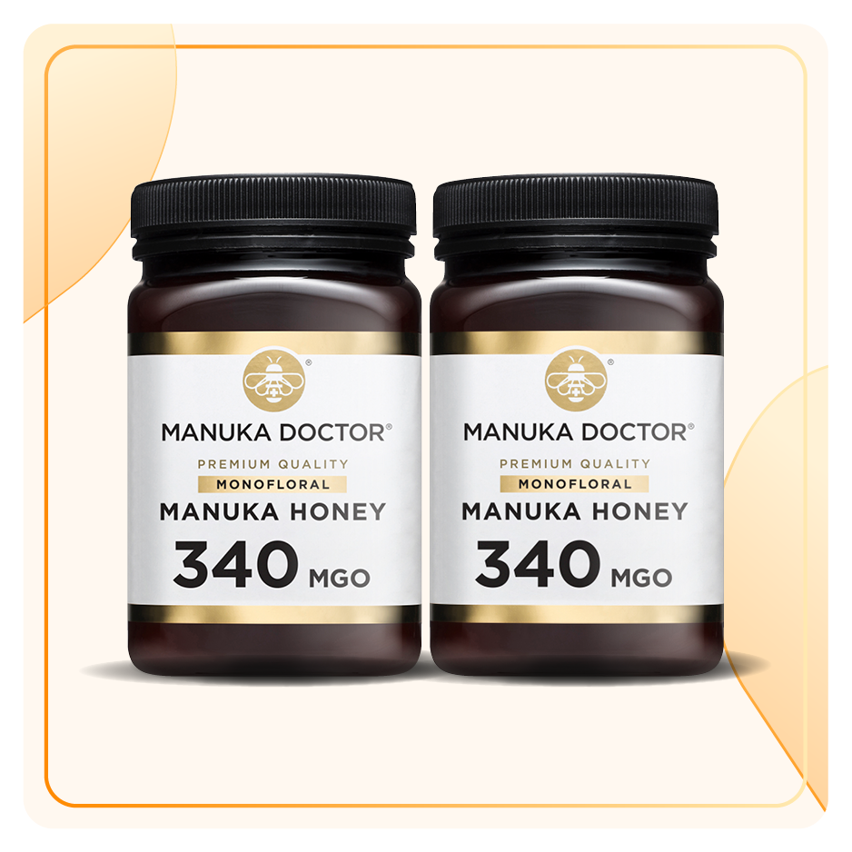 Twin Pack - 340 MGO Manuka Honey 500g