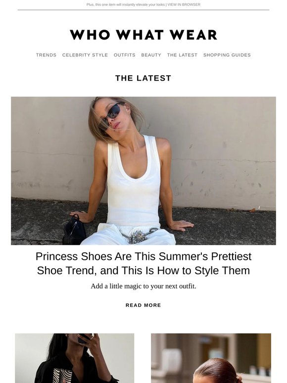 Princess shoes are this summer's prettiest shoe trend—this is how to style them