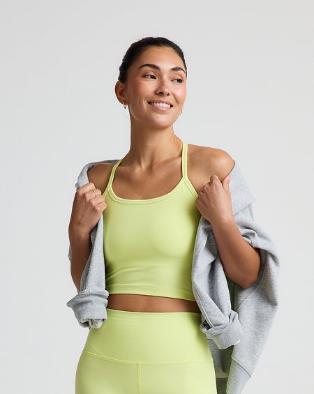 Spacedye™ Slim Racerback Cropped Tank
