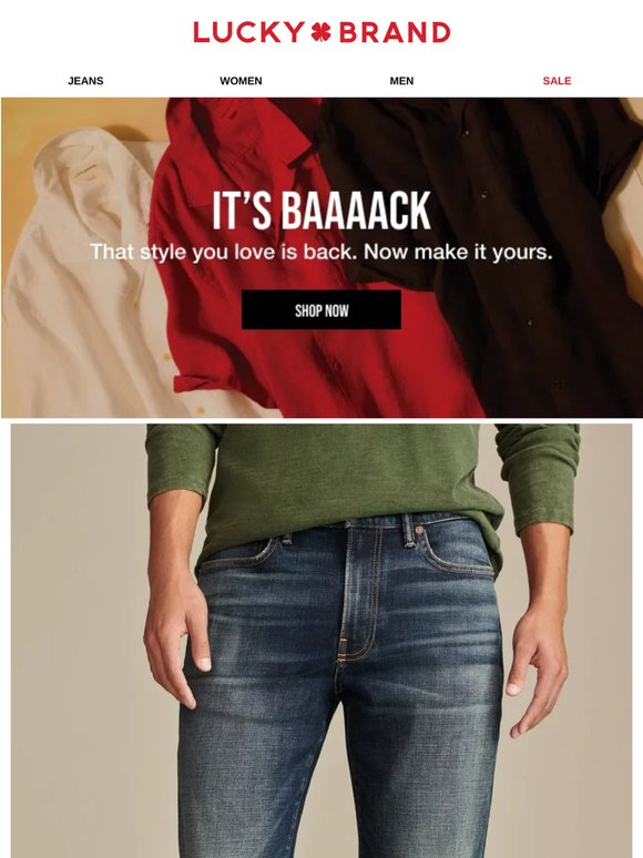 Remember  363 Vintage Straight? It’s Back In Stock!