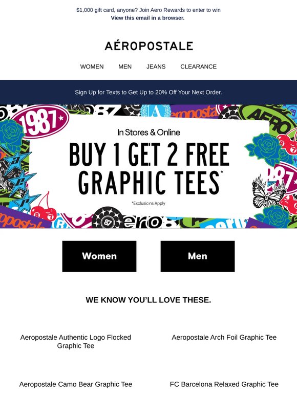 Buy 1, Get 2 FREE Graphic Tees, Bestie