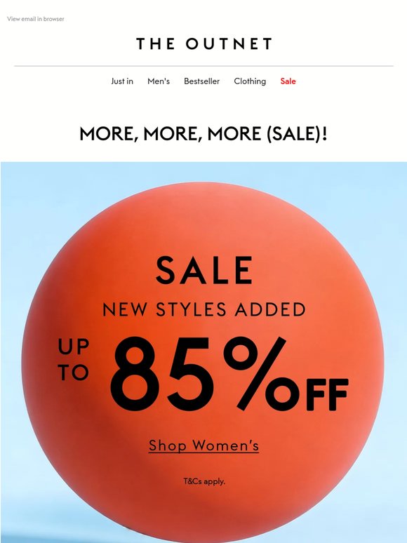 NEW STYLES ADDED! UP TO 85% OFF