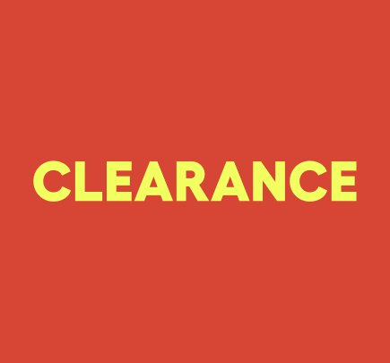 Clearance: Last Chance to Save!