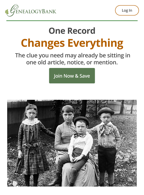 One Record Changes Everything  The clue you need may already be sitting in one old article, notice, or mention.