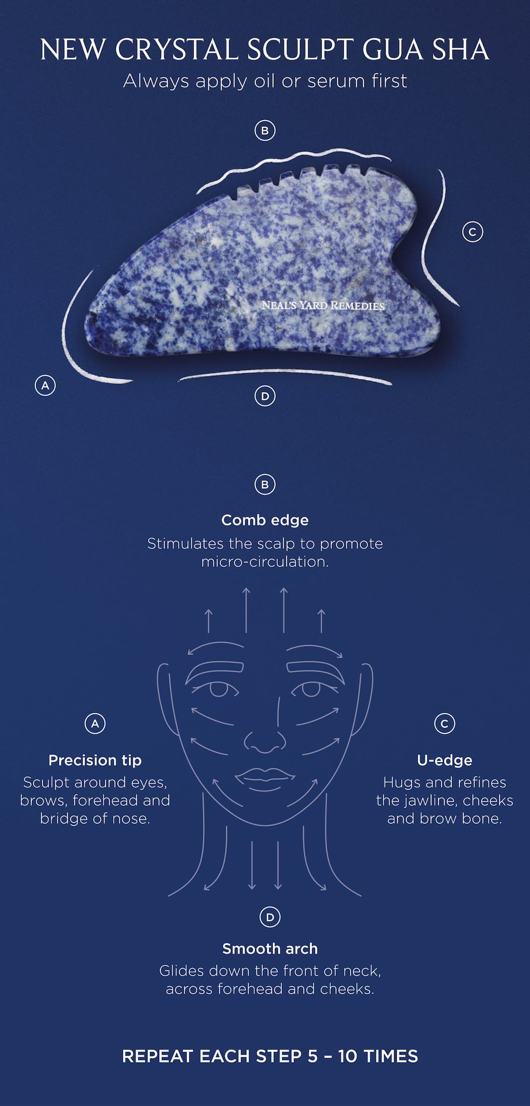New Crystal Sculpt Gua Sha