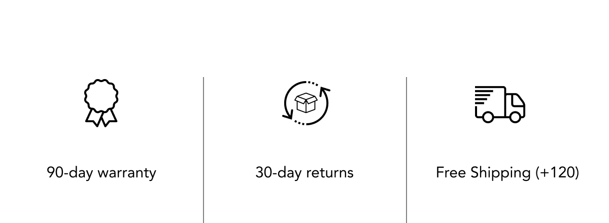 90-day warranty