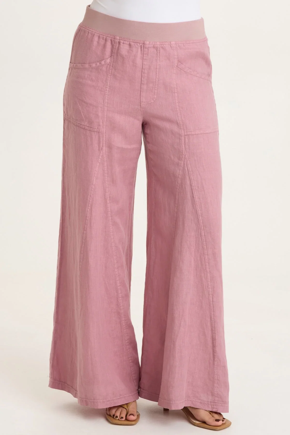 Image of Elaine Linen Wide Leg Pant