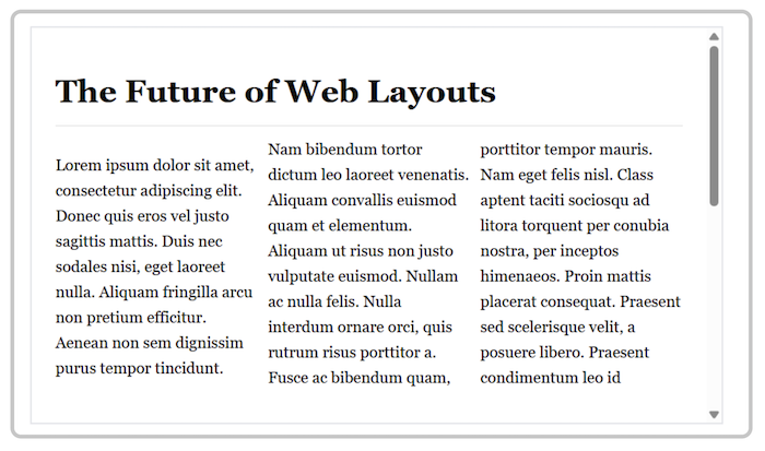 Looking At New CSS Multi-Column Layout Wrapping Features
