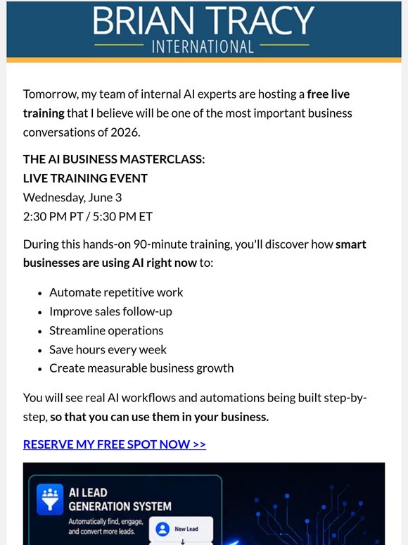 Tomorrow at 2:30 PM PT / 5:30 PM ET - are you in or out?