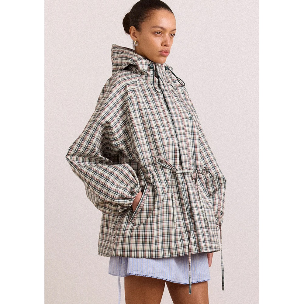 Image of Liu Raincoat - Elderberry Check