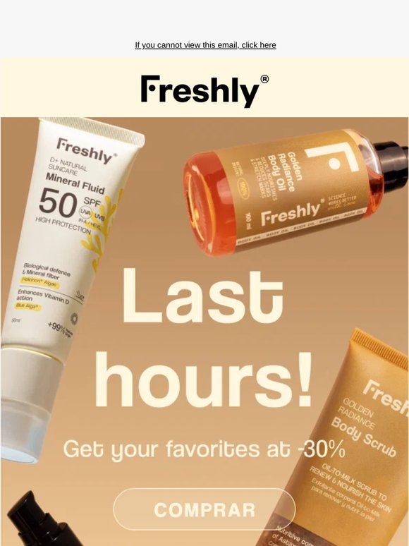 Last hours! 🔥 Up to 30% off