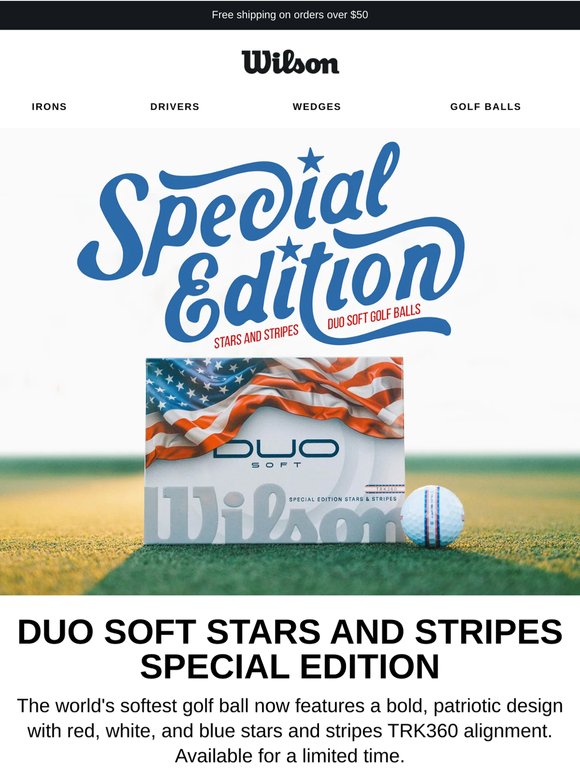 Special Edition: Stars & Stripes DUO Soft Golf Balls