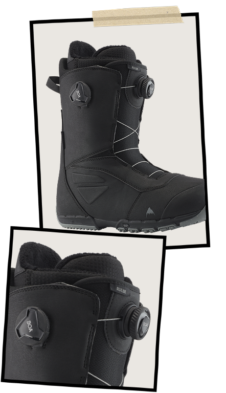 Men's Burton Ruler BOA® Snowboard Boots in Black