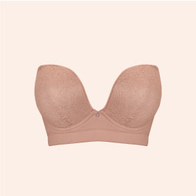 Hey Girls SuperPlunge Strapless Multiway Bra Latte Beige