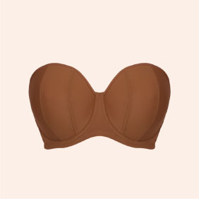 Luxe Strapless Multiway Bra Caramel Brown