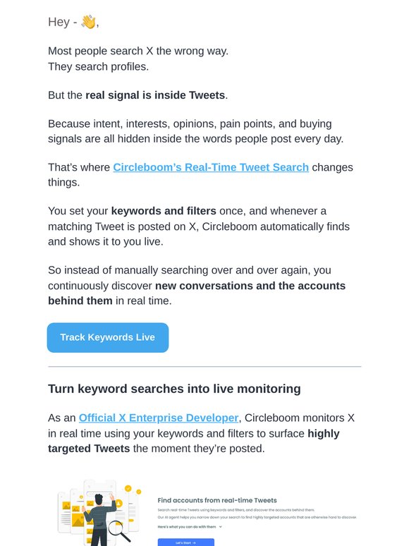 This is how you search targeted people on X