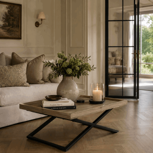 Pershore Rectangular Coffee Table - Aged Oak