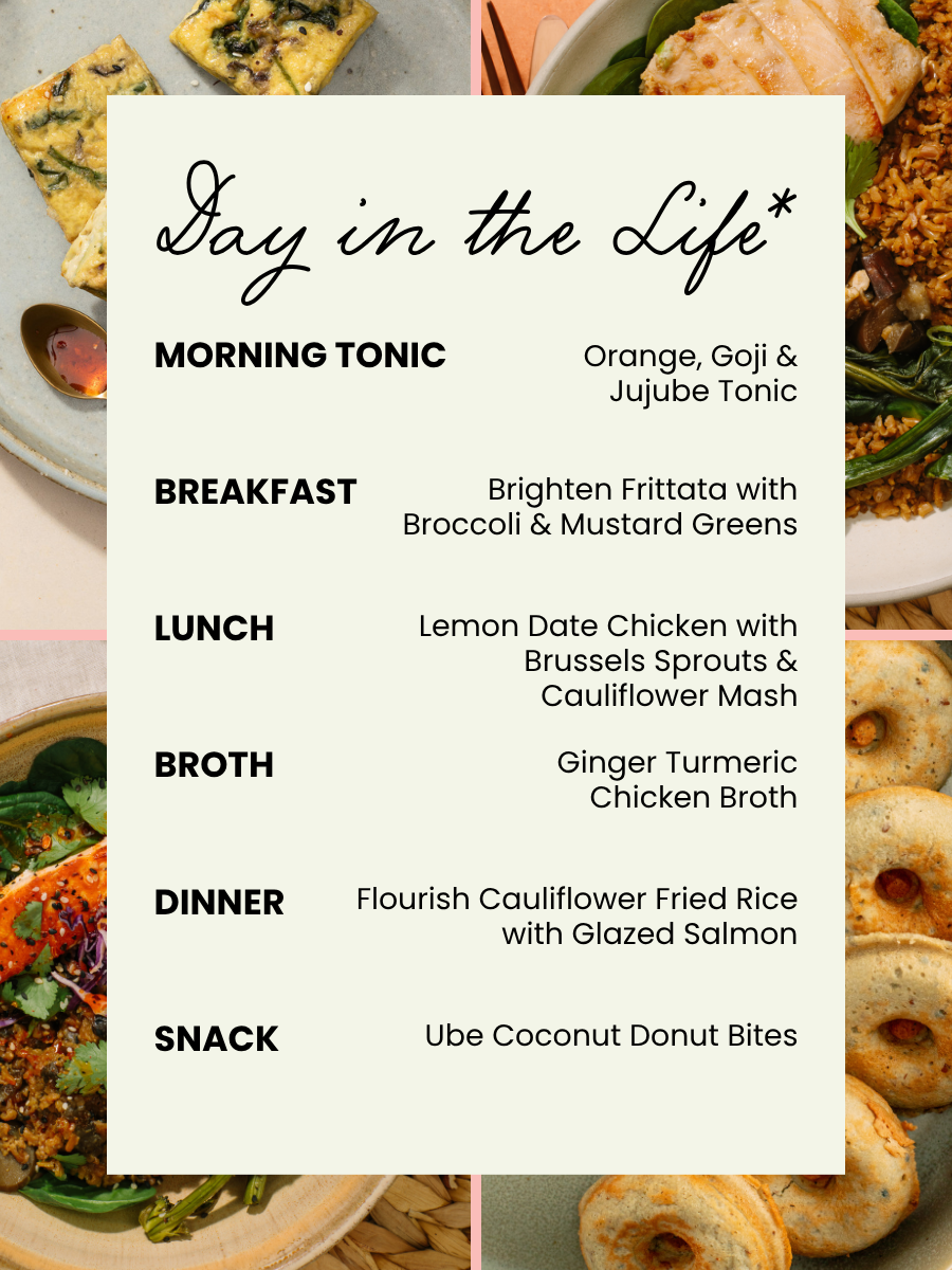 an image of a menu for a restaurant with a variety of food items