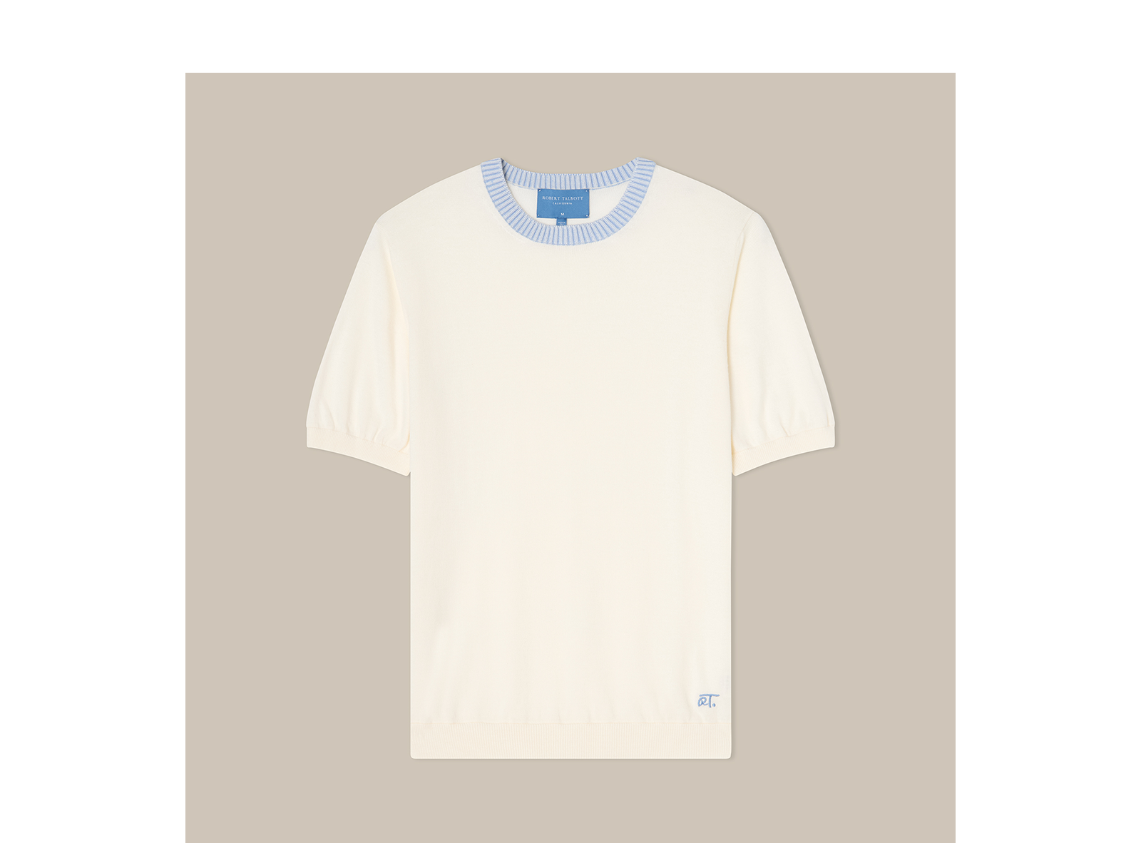 Gibson Cotton Cashmere Short Sleeve Crewneck Sweater