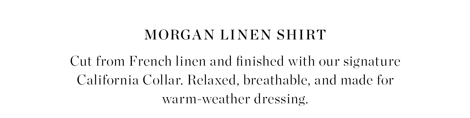 Morgan Linen Shirt