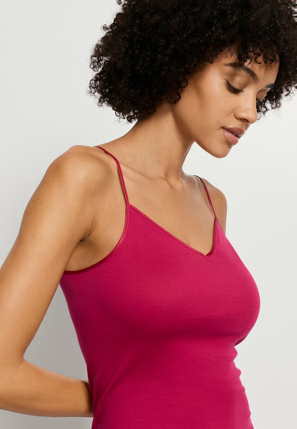 Cotton Seamless  V-Neck Cotton Camisole