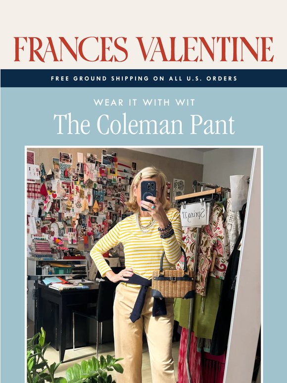 Meet the New Coleman Pants
