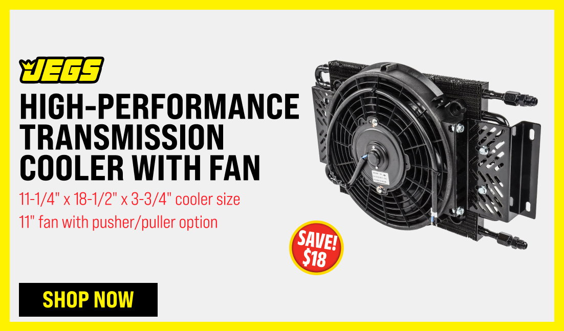 High-Performance Transmission Cooler with Fan