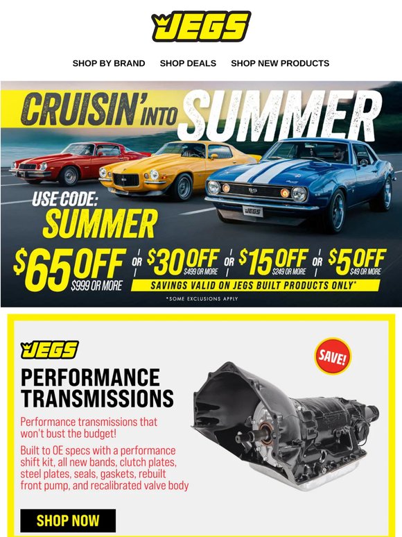Check Out Top JEGS Deals