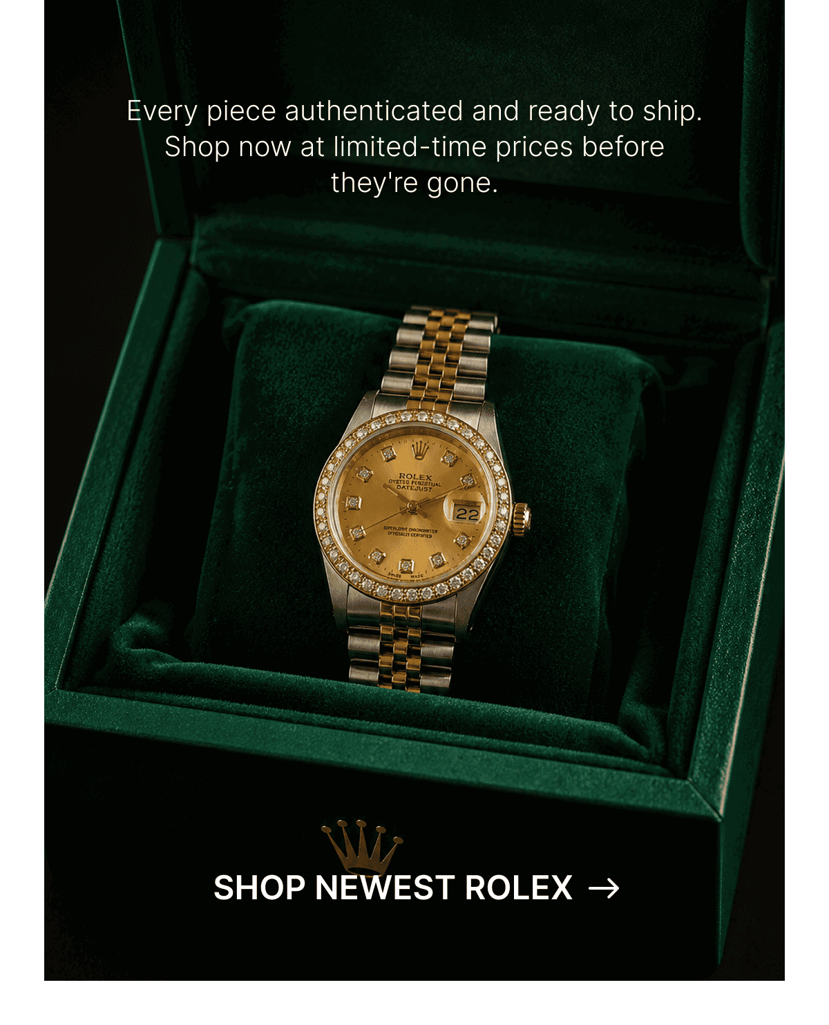 SHOP NEWEST ROLEX. 