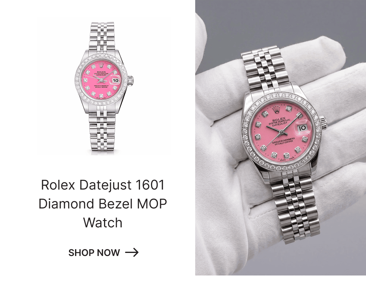 Rolex Datejust 69174 26mm Pink Diamond Dial Steel Gold Women's Watch