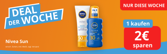Nivea Sun: 1 kaufen & 2,- € sparen