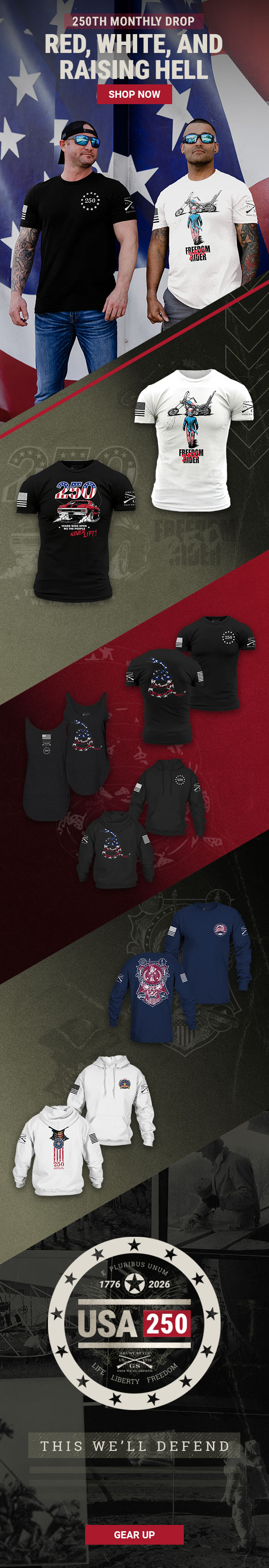 SHOP THE NEW 250TH DROP