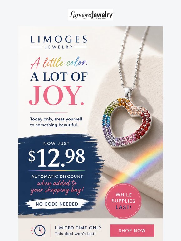 🌈 Add a Little Color to Your Day—Just $12.98