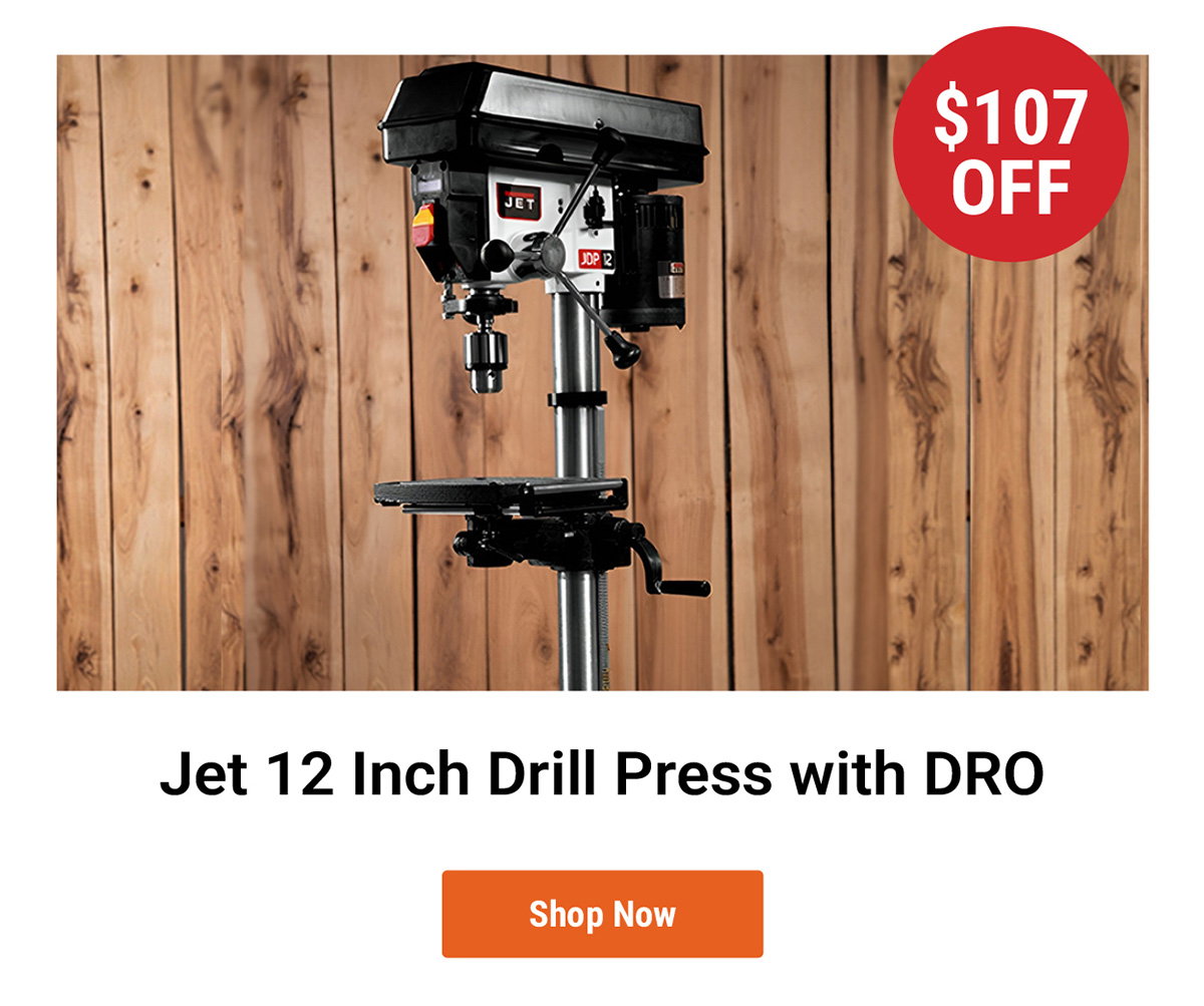 Jet 12 Inch Drill Press with DRO