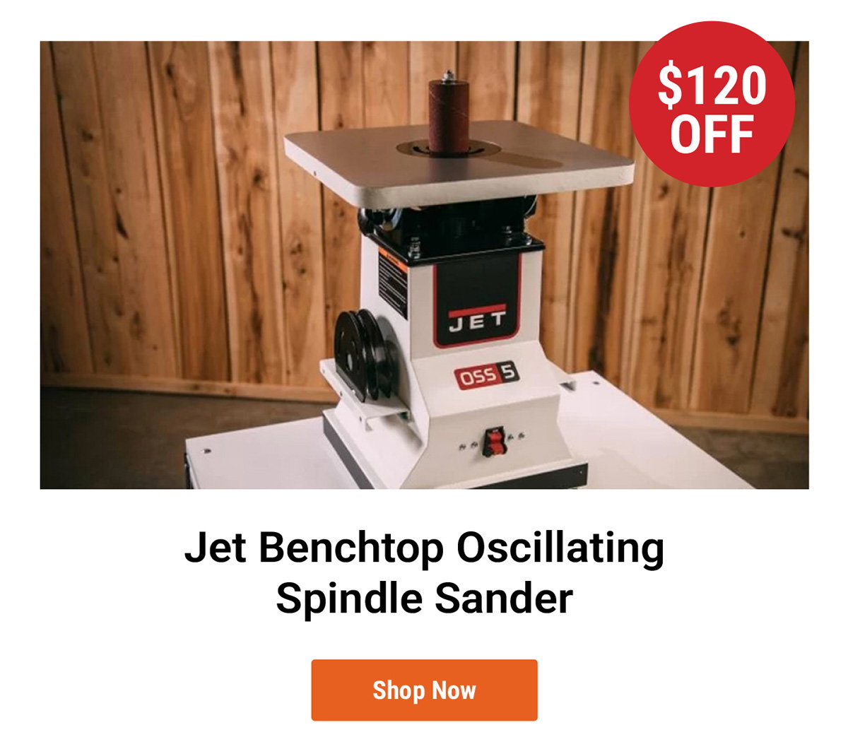 Jet Benchtop Oscillating Spindle Sander