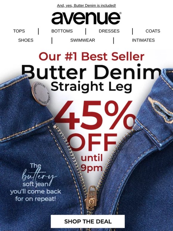 Hurry! 45% Off Until 9 PM!