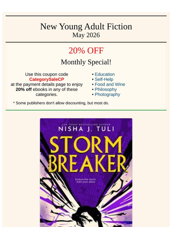 New Young Adult Fiction: Storm Breaker