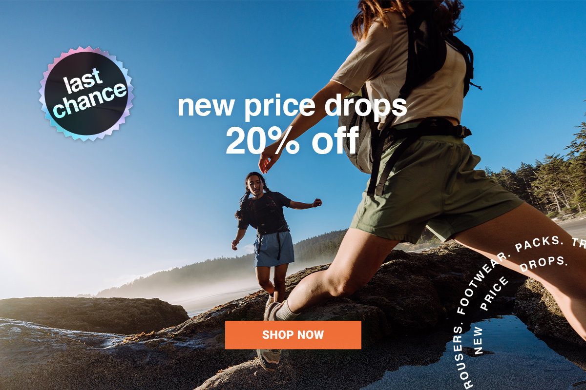 20% off new price drops - shop now