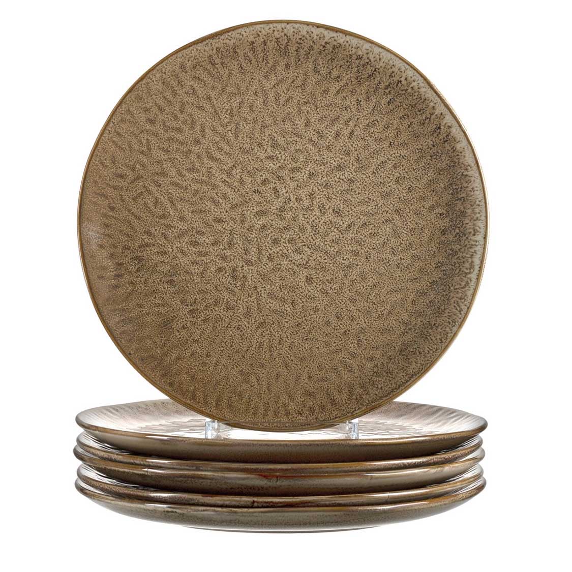 Image of Keramikteller MATERA 27 cm beige 6er-Set