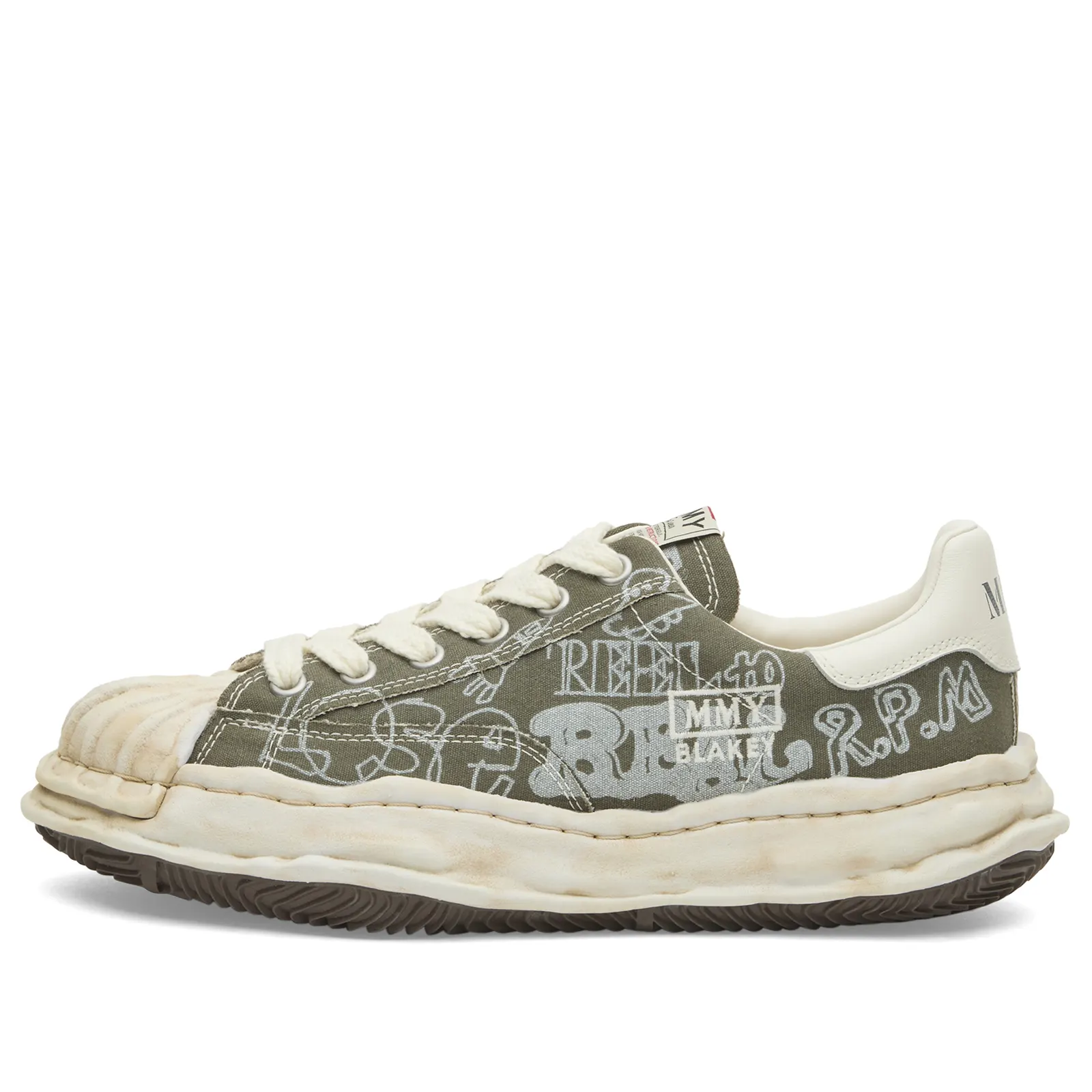 Maison Mihara Yasuhiro Blakey Graffiti Print