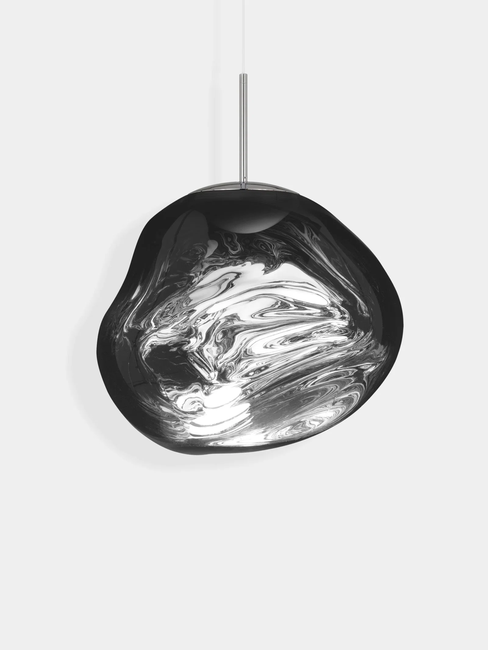 Image of Melt Medium Pendant | Silver Polished Polycarbonate (US)