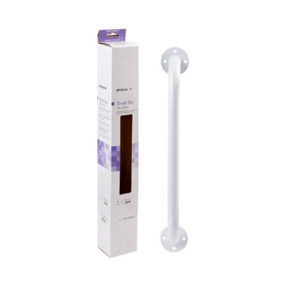 Image of McKesson White Steel Wall Grab Bar