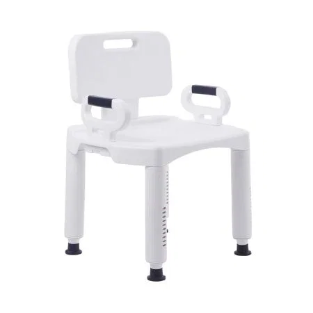 Image of McKesson Bath and Shower Bench with Removable Back and Arms