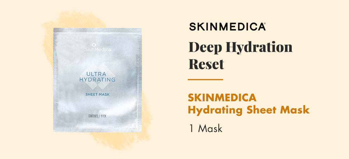 Included: SkinMedica Hydrating Sheet Mask
